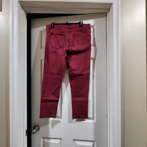 Democracy Deep Red Trousers - Picture 3 of 5